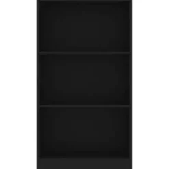 vidaXL - Boekenkast - Zwart - Bewerkt hout - 60 x 24 x 109 cm New