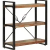 vidaXL - Boekenkast 3-laags - Multikleur - Gerecycled hout - 77 x 30 x 80 cm Discount