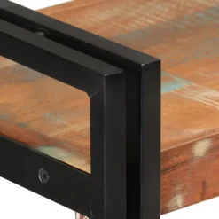 vidaXL - Boekenkast 3-laags - Multikleur - Gerecycled hout - 77 x 30 x 80 cm Discount