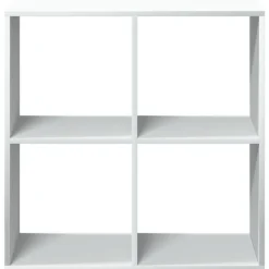 vidaXL - Boekenkast met 4 open vakken voor woonkamers - Wit -69.5x29x69.5 cm Best