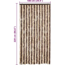 vidaXL - Bruin - Polypropyleen - 100 x 220 cm Best