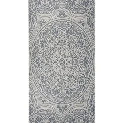 vidaXL - Buitenkleed - Blauw - Kunststof - 80 x 150 cm Outlet