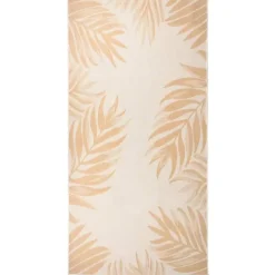 vidaXL - Buitenkleed - Geel - Kunststof - 100 x 200 cm New