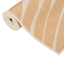 vidaXL - Buitenkleed - Geel - Kunststof - 100 x 200 cm New