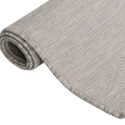 vidaXL - Buitenkleed - Grijs - Kunststof Hot