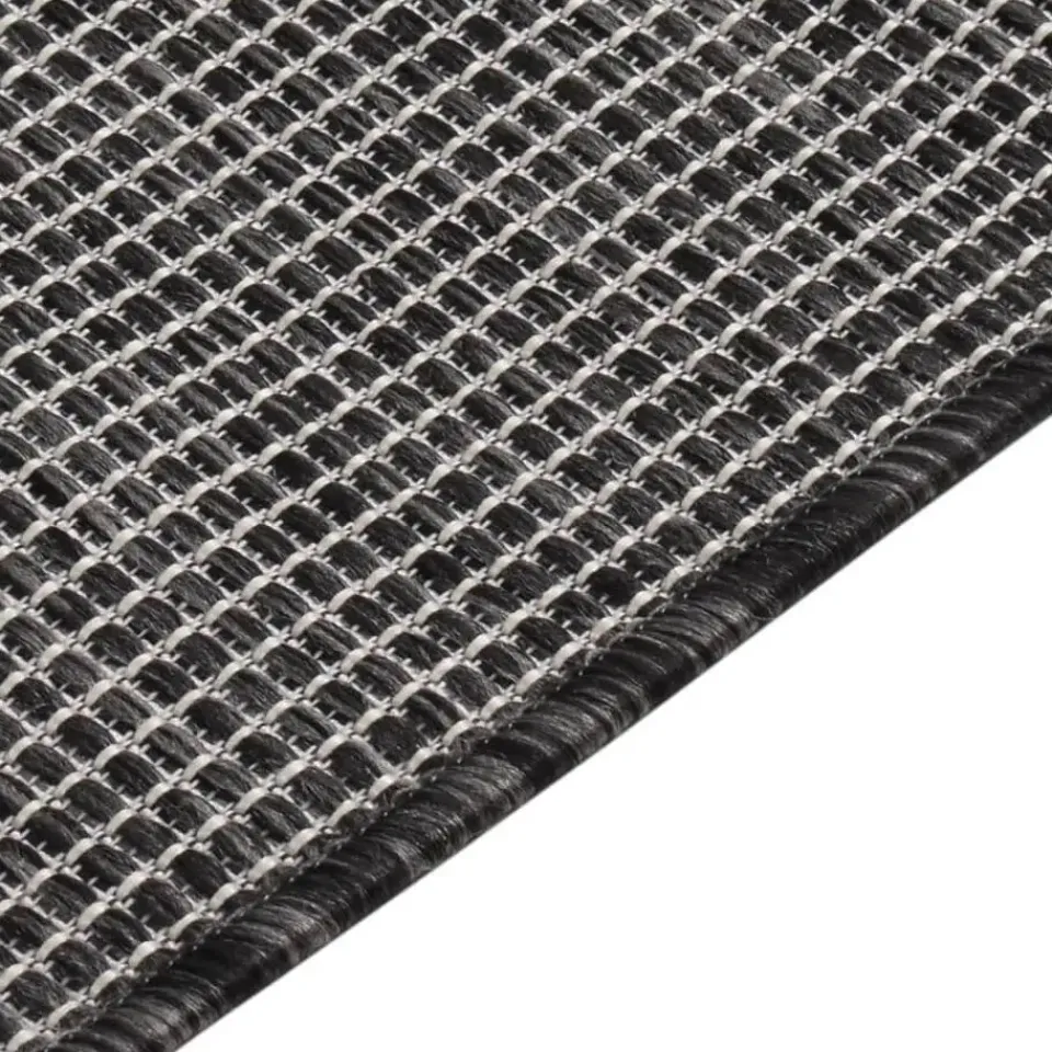 vidaXL - Buitenkleed - Grijs - Kunststof - 140 x 200 cm Hot