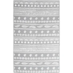 vidaXL - Buitenkleed - Grijs - Polypropyleen - 160 x 230 cm New