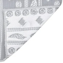 vidaXL - Buitenkleed - Grijs - Polypropyleen - 160 x 230 cm New