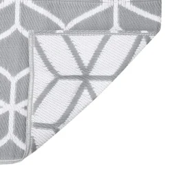 vidaXL - Buitenkleed - Grijs - Polypropyleen - 140 x 200 cm Discount