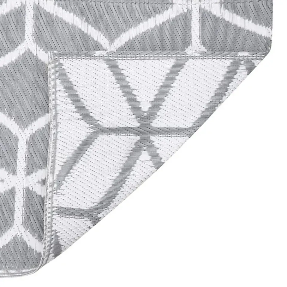 vidaXL - Buitenkleed - Grijs - Polypropyleen - 140 x 200 cm Discount