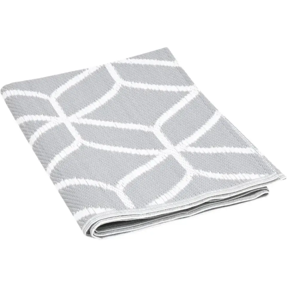 vidaXL - Buitenkleed - Grijs - Polypropyleen - 140 x 200 cm Discount