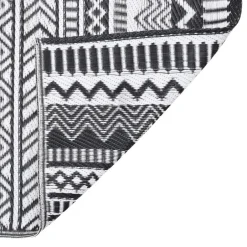 vidaXL - Buitenkleed - Zwart - Polypropyleen - 190 x 290 cm Sale