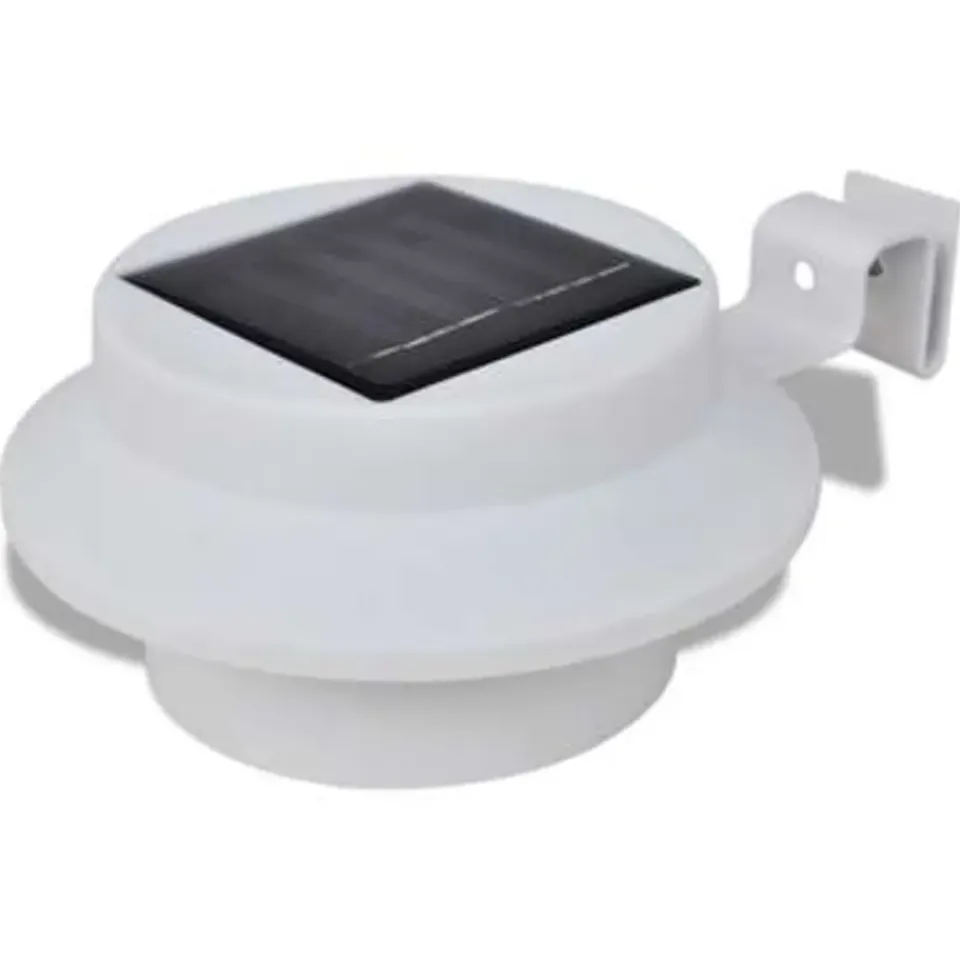 vidaXL - Buitenlamp - Wit - Kunststof - 6 stuks New