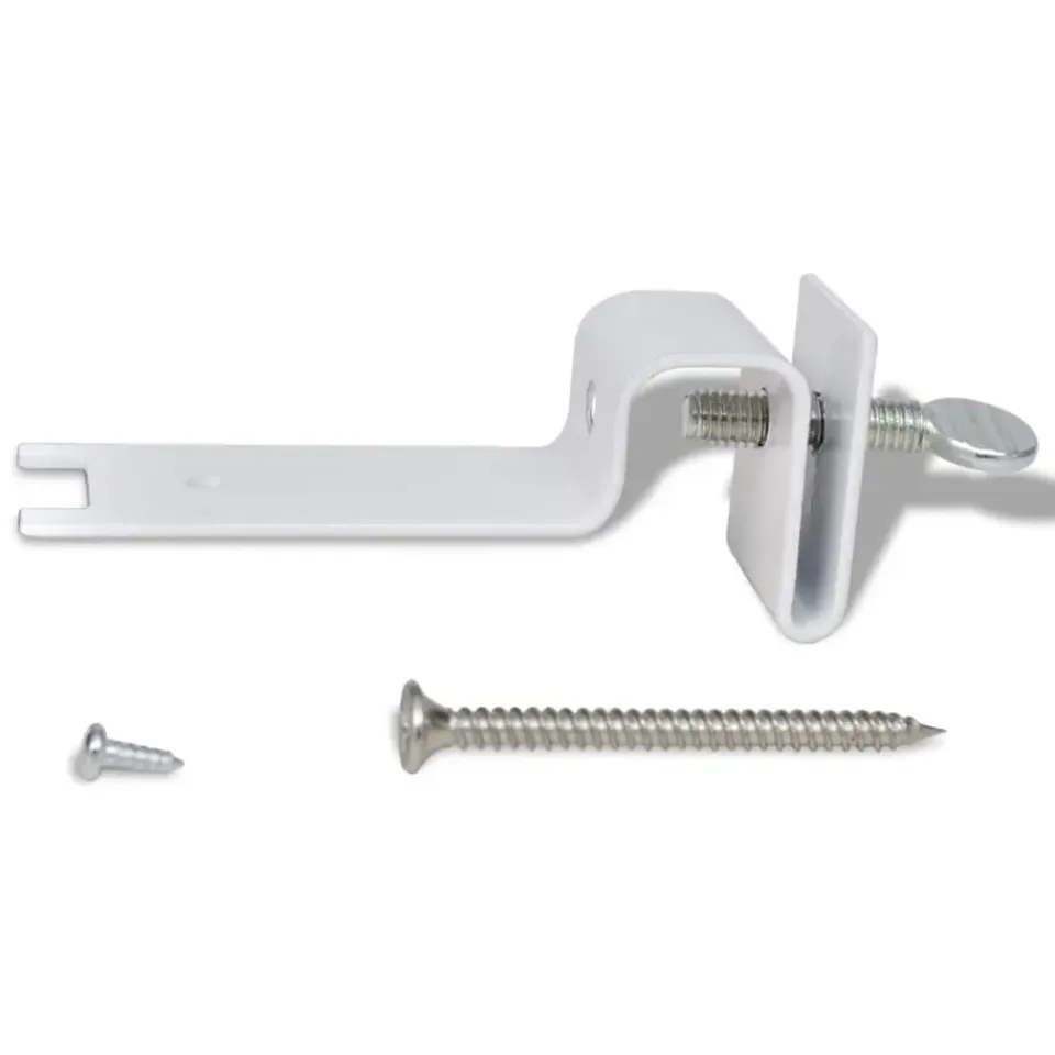 vidaXL - Buitenlamp - Wit - Kunststof - 6 stuks New