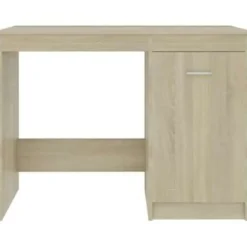 vidaXL - Bureau - Bruin - Bewerkt hout