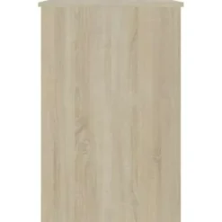 vidaXL - Bureau - Bruin - Bewerkt hout