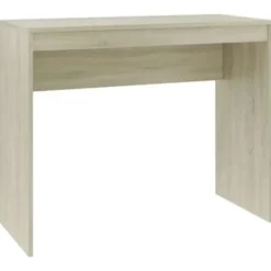 vidaXL - Bureau - Bruin - Bewerkt hout Outlet
