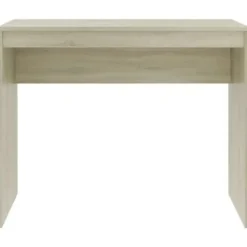 vidaXL - Bureau - Bruin - Bewerkt hout Outlet