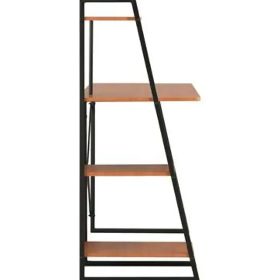 vidaXL - Bureau - Bruin - Bewerkt hout