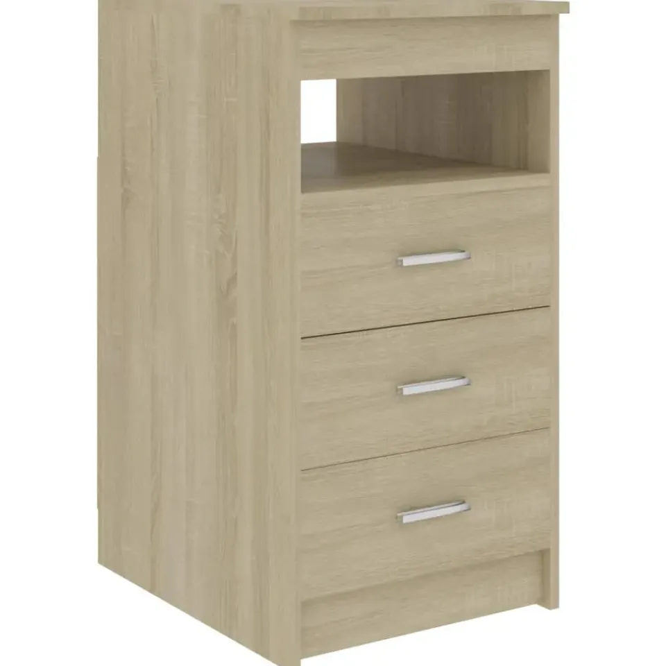 vidaXL - Bureau - Bruin - Bewerkt hout Outlet