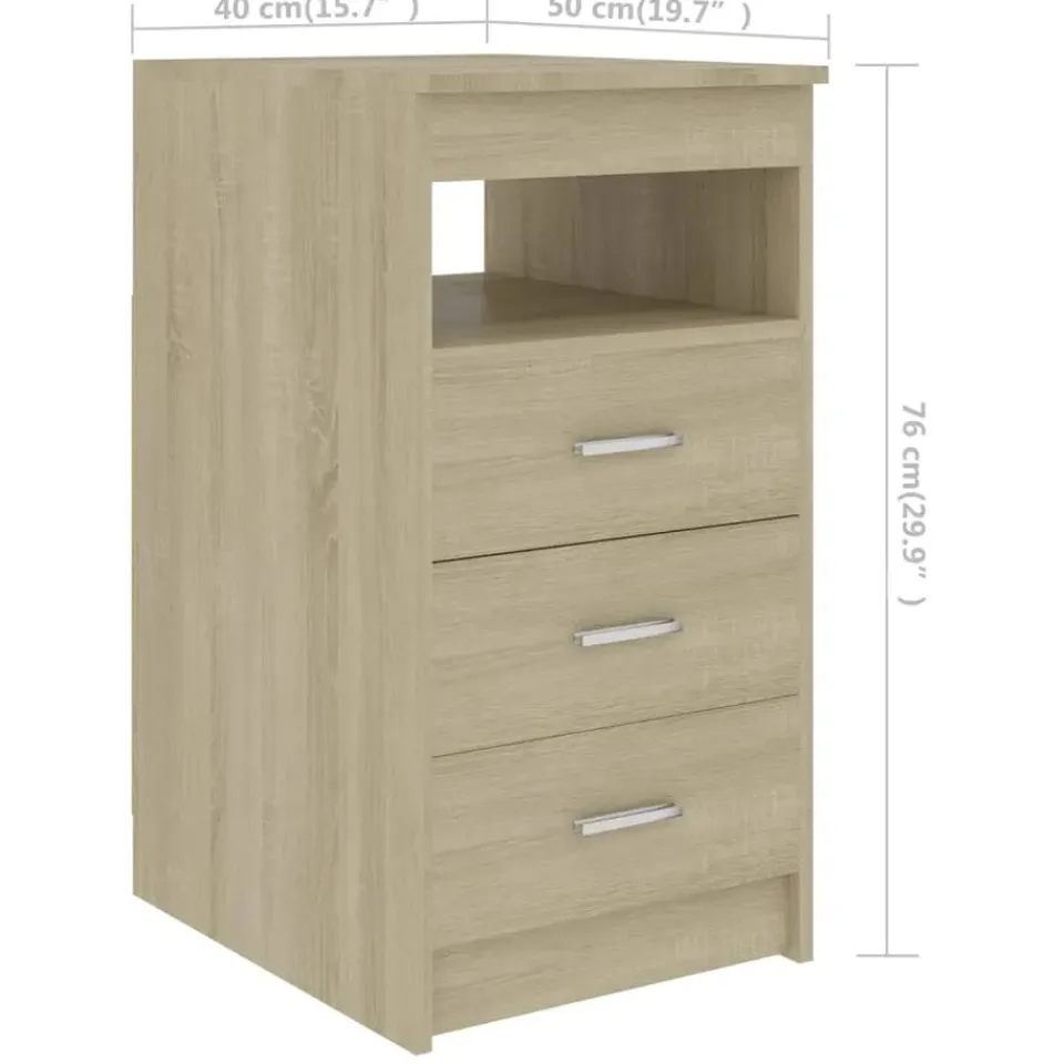 vidaXL - Bureau - Bruin - Bewerkt hout Outlet