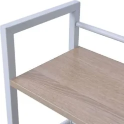 vidaXL - Bureau - Bruin - Bewerkt hout Outlet