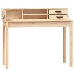 vidaXL - Bureau - Bruin - Grenenhout Best