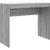 vidaXL - Bureau - Grijs - Bewerkt hout Hot