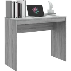 vidaXL - Bureau - Grijs - Bewerkt hout Hot