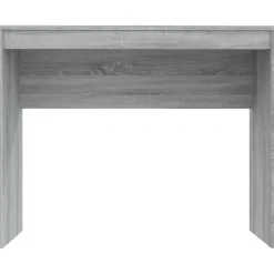 vidaXL - Bureau - Grijs - Bewerkt hout Hot