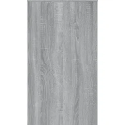 vidaXL - Bureau - Grijs - Bewerkt hout Hot