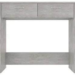 vidaXL - Bureau - Grijs - Bewerkt hout Best