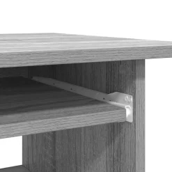 vidaXL - Bureau - Grijs - Bewerkt hout Hot