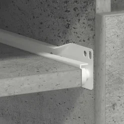 vidaXL - Bureau - Grijs - Bewerkt hout