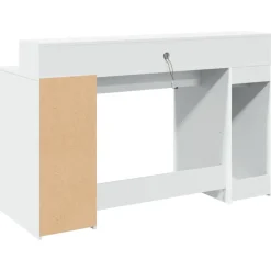 vidaXL - Bureau - Wit - Bewerkt hout - 140 x 55 x 91 cm Hot