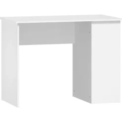 vidaXL - Bureau - Wit - Bewerkt hout Best