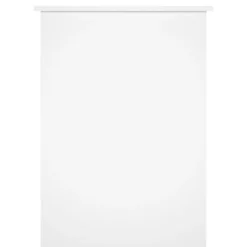 vidaXL - Bureau - Wit - Bewerkt hout Best