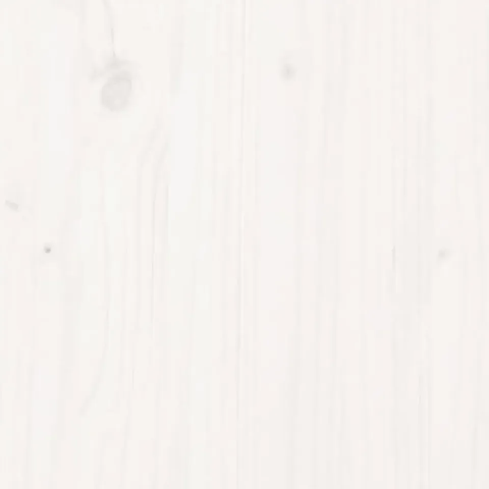 vidaXL - Bureau - Wit - Grenenhout