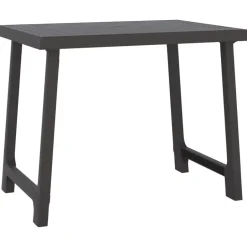 vidaXL - Campingtafel - Antracietkleurig - Polypropyleen - 79x56x64 cm Online