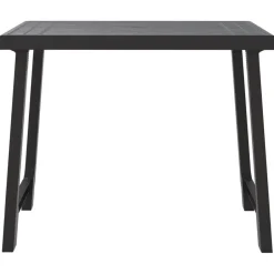 vidaXL - Campingtafel - Antracietkleurig - Polypropyleen - 79x56x64 cm Online
