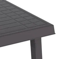 vidaXL - Campingtafel - Antracietkleurig - Polypropyleen - 79x56x64 cm Online
