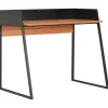 vidaXL - Computertafel - Zwart - Bewerkt hout Outlet