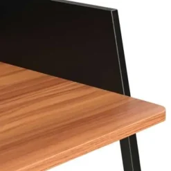vidaXL - Computertafel - Zwart - Bewerkt hout Outlet
