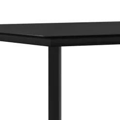 vidaXL - 5-delige Tuinset 4 fauteuils - Zwart - Textileen - 80x80 cm Discount