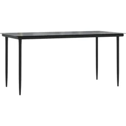 vidaXL - 4-delige Tuinset bank en fauteuils - Grijs - Poly rattan - 160x80 cm Outlet