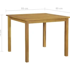 vidaXL - 5-delige Tuinset met wit kussens - Zwart poly rattan - 85x85 cm tafel Best
