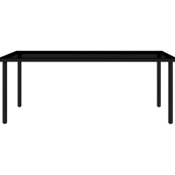 vidaXL - 9-delige Tuinset met kussens 8 grijs verstelbaar stoelen - 200x100 cm Hot