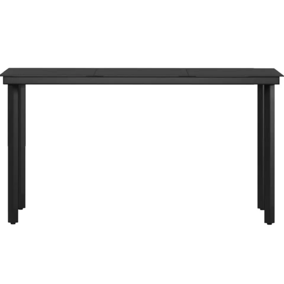 vidaXL - 7-delige Tuinset met kussens - Grijs en zwart - PE rattan - 140x70 cm Sale