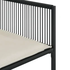 vidaXL - 7-delige Tuinset wit zitkussens - Zwart - PE rattan - 165x107 cm Online