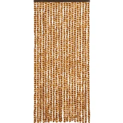 vidaXL - Deurgordijn - Geel - Polypropyleen - 90 x 220 cm Online